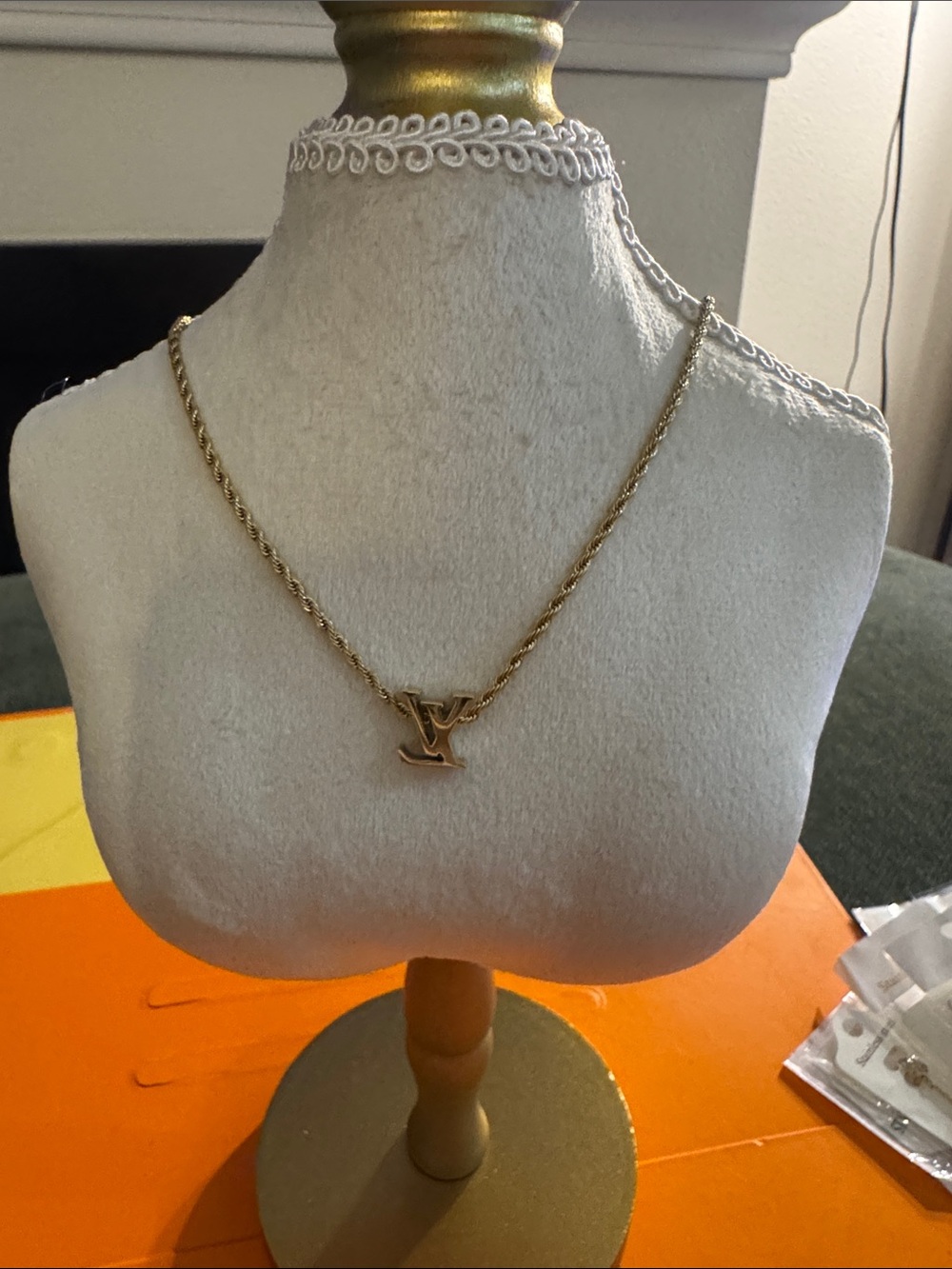 Monogram Rope uChain Necklace - Designer Inspired - Picture 2 of 6